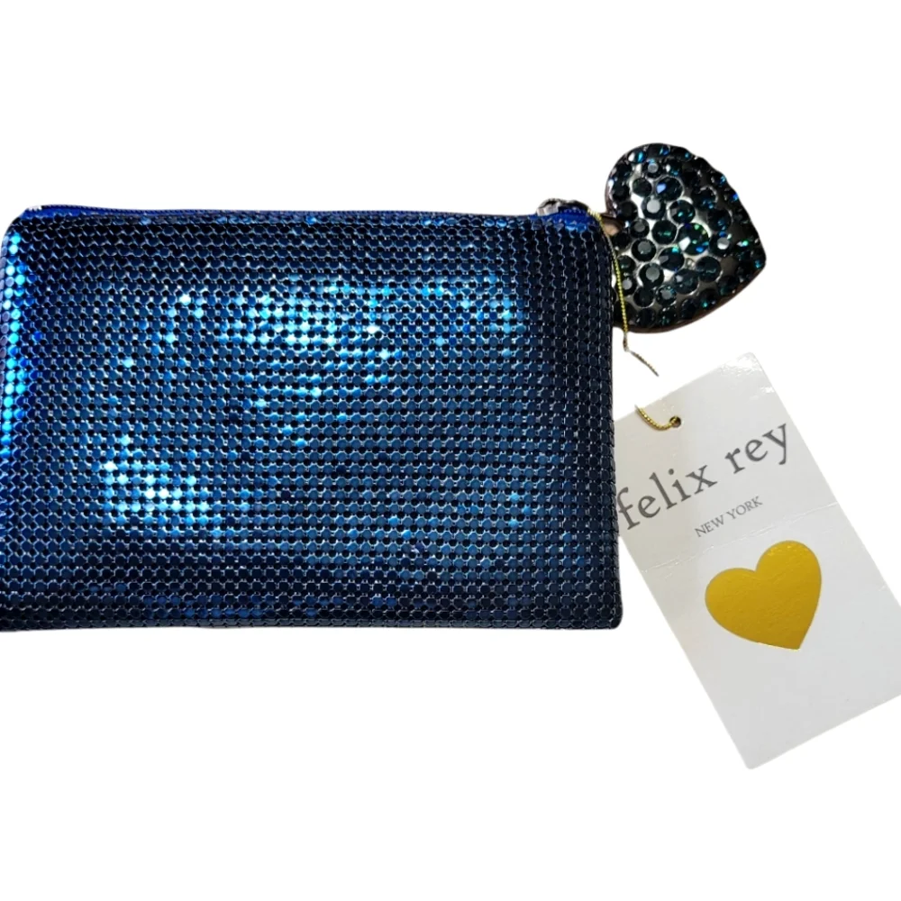 Felix Rey Metal Mesh Clutch NWT